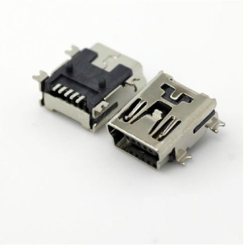 Mini USB SMD 5-Pin Female Mini B Socket Connector S2 - Click Image to Close